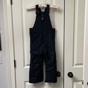 AQ 4T Black Snow Bib Overalls